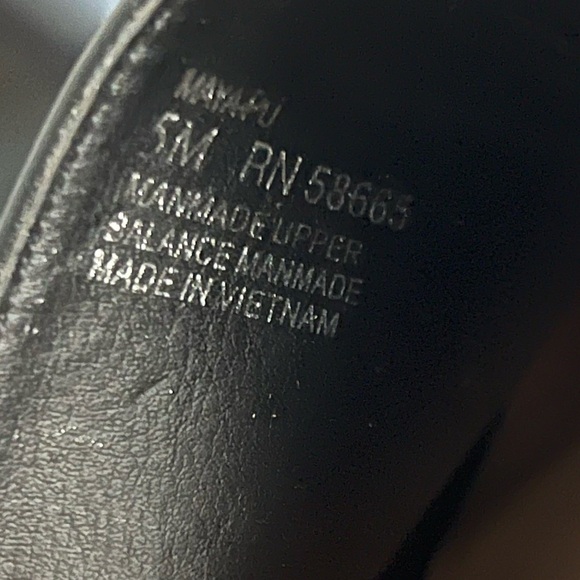 ABOUND Maya Block Heel Mules Women's Pointed Black FAUX-LEATHER Size 5 M - Picture 4 of 6